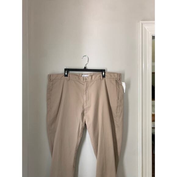 PETER MILLAR Crown Pilot Twill Flat Front Trouser Khaki Mens 40X36 Cotton New - Picture 5 of 5